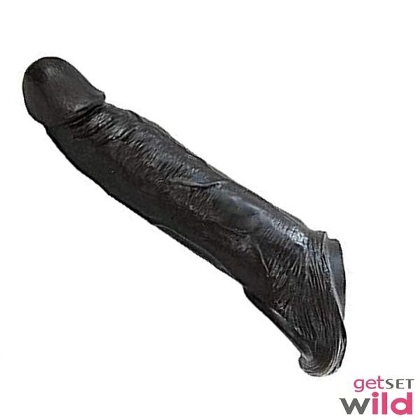 Black Colour Jumbo Penis Sleeve Extender