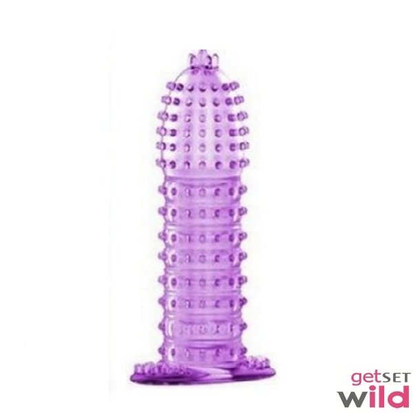 Crystal Dotted Condom Reusable Sleeve