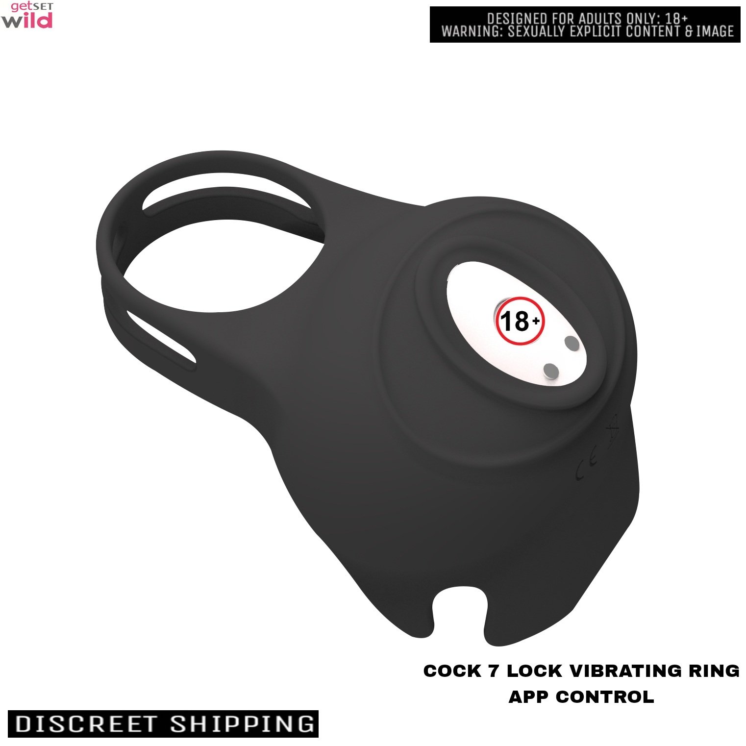 Mobile App App Controlled 7 Speed Vibrating Cock Ring
