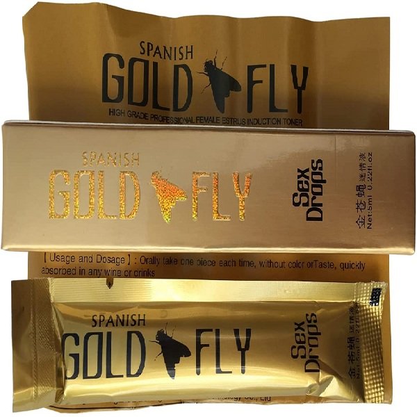Spanish Gold Fly Female Arousal Sex Drops Single Use Sachet