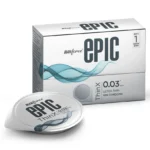 Epic ThinX Silicon Ultra Thin Condoms, Lubricated Latex Condoms